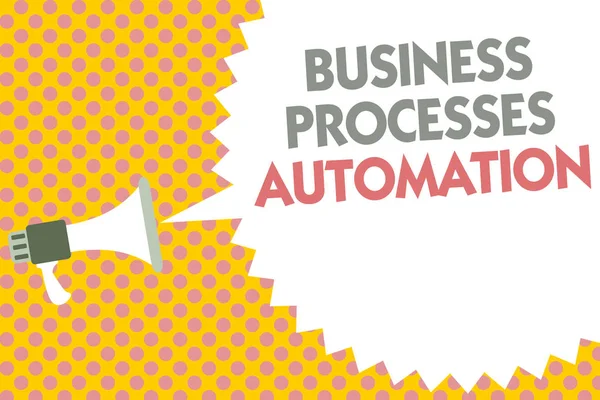 Konzeptionelle Handschrift Die Die Automatisierung Von Geschäftsprozessen Zeigt Business Foto — Stockfoto