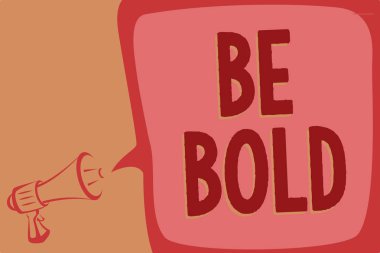 Kalın olarak gösterilen Not yazma. İş fotoğraf vitrine git tamir için kendini zor zor megafon hoparlör konuşma balonu önemli mesajı yüksek sesle konuşma konuşmak yerine