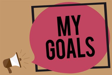 My gol gösterilen Not yazma. İş fotoğraf gelecek ya da çığlık fikir çığlık megafon hoparlör elde etmek için bir kişi tamamlar istenilen sonucu vitrine konuşma konuşma dinle