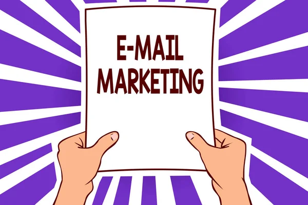 Εννοιολογική Χέρι Γραφή Δείχνει Mail Marketing Επαγγελματίες Φωτογραφία Κείμενο Commerce — Φωτογραφία Αρχείου