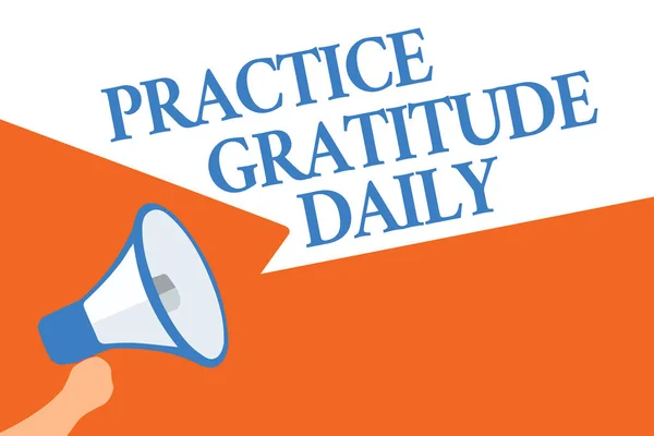 Opmerking Weergegeven Praktijk Dankbaarheid Dagelijkse Het Schrijven Zakelijke Foto Presentatie — Stockfoto