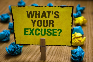 Ne Your bahane sorudur gösterilen Not yazma. İş fotoğraf soruşturma ataç grip sarı sayfa metin odunsu kat mavi ve sarı lob ile bir şey yapmadığı için vitrine açıklamalar