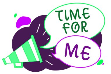 Önemli mesaj yüksek sesle konuşan kavramsal el yazma gösteren zaman için bana iş fotoğraf metin kendimle Relax mutluluk hoparlör meditasyon konuşma olmak için bir dakikanızı alacaktır kabarcıklar