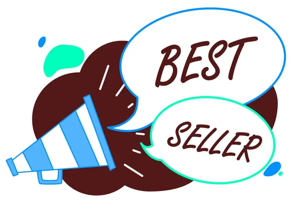 Word Scrittura Testo Best Seller Concetto Business Libro Altro Prodotto — Foto Stock