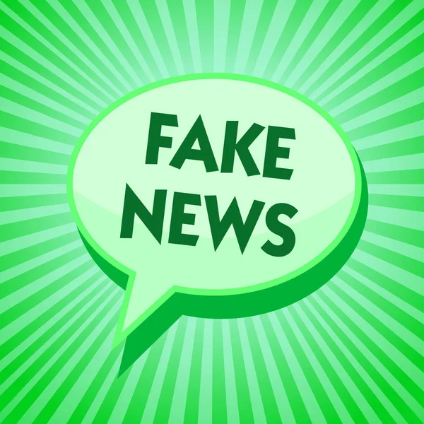 Κείμενο Πινακίδα Που Δείχνει Fake News Εννοιολογική Φωτογραφία Δίνοντας Πληροφορίες — Φωτογραφία Αρχείου