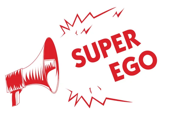Yazısı Metin Super Ego Ben Anlam Kavramı Onun Bütün Ruh — Stok fotoğraf