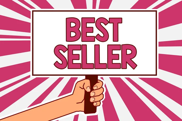 Word Scrittura Testo Best Seller Concetto Business Libro Altro Prodotto — Foto Stock