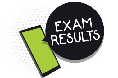 El yazısı metin sınav sonuçları. Uygulamaları kullanarak bilgileri, bilgi ya da yetenek cep telefonu kısa mesaj alma gösterir resmi bir test sonucuna anlam kavramı sohbetleri