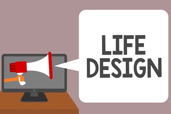 Texte Écriture Word Life Design Concept Entreprise Pour Équilibrer Façon — Photo