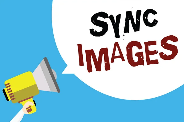 Het Schrijven Van Nota Sync Beelden Tonen Zakelijke Foto Presentatie — Stockfoto