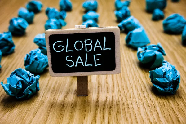 Word Writing Text Global Sale Geschäftskonzept Für Manager Operationen Für — Stockfoto