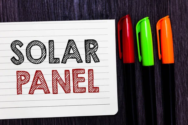 Word Writing Text Solar Panel Business Concept Designed Absorb Suns — Stock Photo, Image
