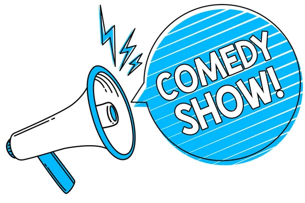 Scrivere Testi Word Comedy Show Concetto Business Programma Divertente Mezzo — Foto Stock