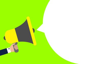 Düz tasarım iş vektör illüstrasyon kavramı. İş reklam Web sitesi ve promosyon afiş için. boş sosyal medya için kendi metin alanı metni kopyalayın. ESP izole şablon sanat