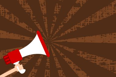 Düz tasarım iş vektör illüstrasyon kavramı. İş reklam Web sitesi ve promosyon afiş için. boş sosyal medya için kendi metin alanı metni kopyalayın. ESP izole şablon sanat.