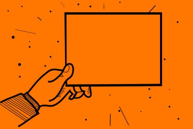 Düz tasarım iş vektör illüstrasyon kavramı. İş reklam Web sitesi ve promosyon afiş için. boş sosyal medya için kendi metin alanı metni kopyalayın. ESP izole şablon sanat.