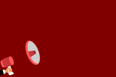 Düz tasarım iş vektör illüstrasyon kavramı. İş reklam Web sitesi ve promosyon afiş için. boş sosyal medya için kendi metin alanı metni kopyalayın. ESP izole şablon sanat.