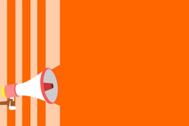 Düz tasarım iş vektör illüstrasyon kavramı. İş reklam Web sitesi ve promosyon afiş için. boş sosyal medya için kendi metin alanı metni kopyalayın. ESP izole şablon sanat.