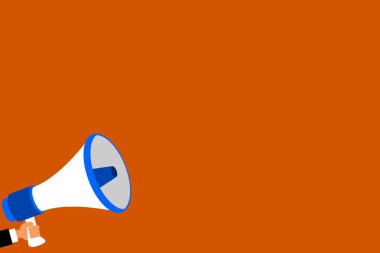 Düz tasarım iş vektör illüstrasyon kavramı. İş reklam Web sitesi ve promosyon afiş için. boş sosyal medya için kendi metin alanı metni kopyalayın. ESP izole şablon sanat.