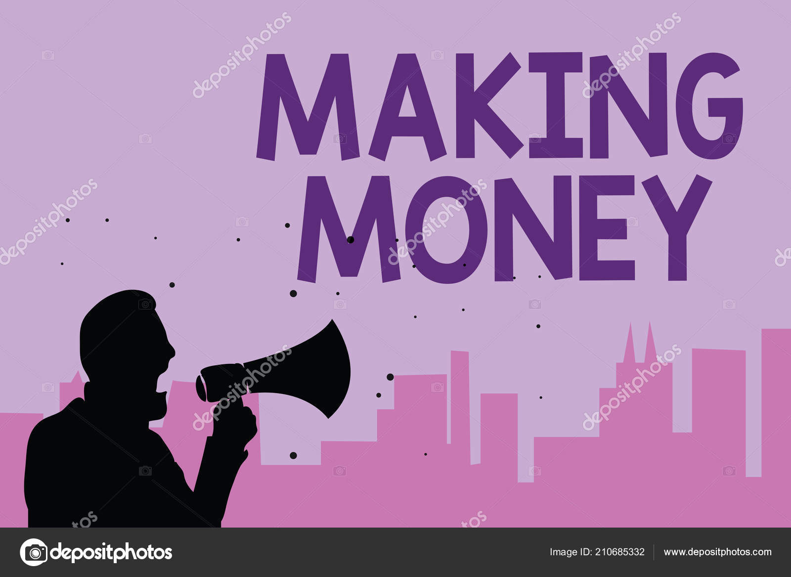 Writing Note Showing Making Money Business Photo Showcasing - 