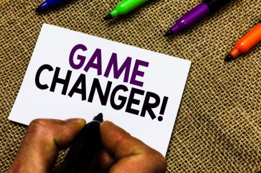 Oyunu Changer gösterilen Not yazma. Spor veri hakem Gamestreams Live puanları takım yöneticileri erkek el işaretçisi beyaz kağıt fikir Jüt arka plan iletişim tutarak vitrine iş fotoğraf.