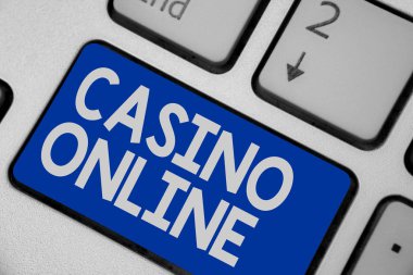 Casino Online gösterilen Not yazma. Yansıma belge bilgisayar Poker kumar Royal bahis Loto yüksek bahisli klavye oyunu mavi anahtar niyeti bilgisayar vitrine iş fotoğraf.