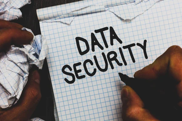 El yazısı metin veri güvenliği. Kopyalanan sayfaları hatalar yaptım kağıtları gizlilik Disk şifreleme yedekleme parola koruma marker defter tutan adam anlam kavramı buruşuk.