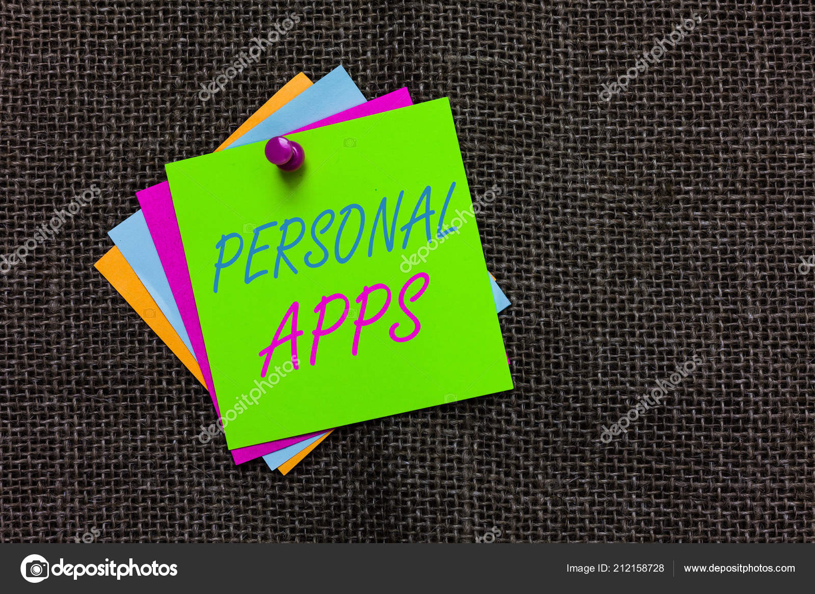 word writing text personal apps business concept for calendar organizer online