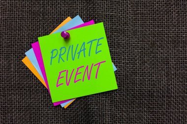 Word metin yazma özel etkinlik. İş kavramı özel rezervasyonları Rsvp Invitational oturmuş kağıt için önemli hatırlatmalar iletişim fikirleri iletileri Jüt arka plan notları.