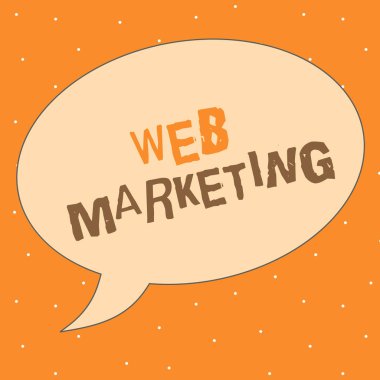 Web pazarlamasını gösteren bir not yazıyorum. İnternet üzerinden Elektronik Ticaretin Reklamını gösteren iş fotoğrafı İnternet Satıcısı