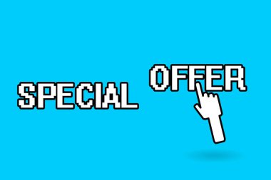 Kavramsal el özel fırsat gösterilen yazma. Bir alt ya da indirimli fiyata pazarlık Freebies ile satış vitrine iş fotoğraf