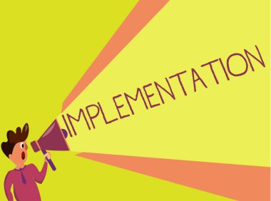 Uygulama yazma el yazısı metin. Etkin veya etkin bir şey yapma süreci anlam kavramı