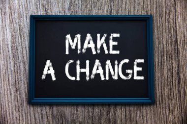 El yazısı metin A değişikliği yapmak. Bir etkisi Başkalaşmak fark değişiklik oluşturmak anlamına gelen kavram var