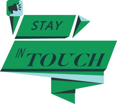 Kavramsal el kal ın Touch gösterilen yazma. İş fotoğraf metin tutmak bağlı telefon harfler ziyaret e-posta sosyal medya aracılığıyla