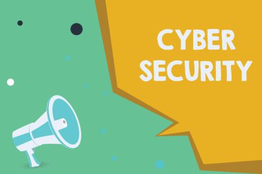 Siber Güvenliği gösteren kavramsal el yazısı. İş fotoğrafı gösterimi Bir bilgisayar sistemini yetkisiz erişime karşı koru