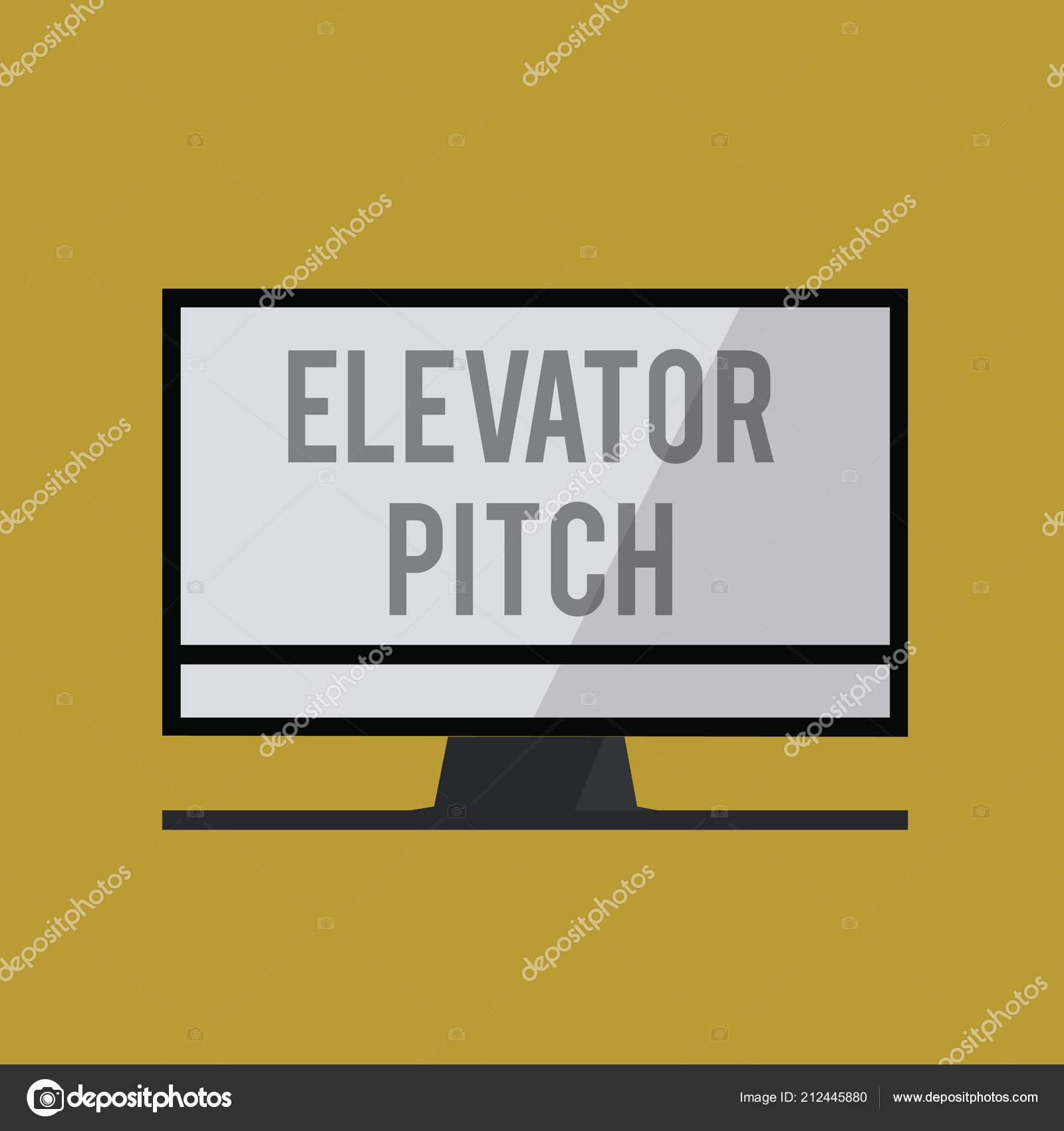 handwriting text elevator pitch concept meaning a sales elevator pitch