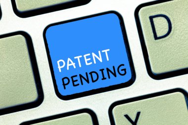 Patent Bekleme 'yi gösteren bir not yazıyorum. İş fotoğraflarının gösterilmesi talebi zaten dosyalanmış ancak takip koruması onaylanmamış