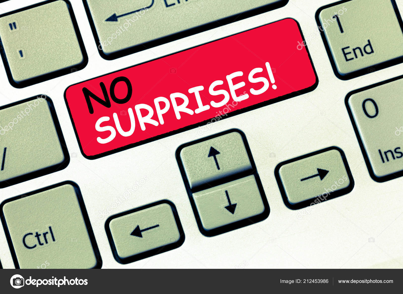 La Palabra Escribir Texto Sin Sorpresas Concepto De Negocio - 