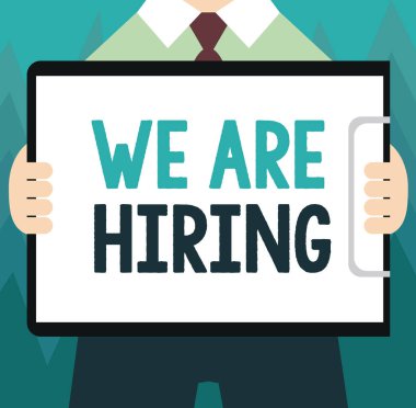 Kavramsal el vardır işe gösterilen yazma. İşgücü istedim yeni Kiralık çalışan Vacancy işe İK vitrine iş fotoğraf