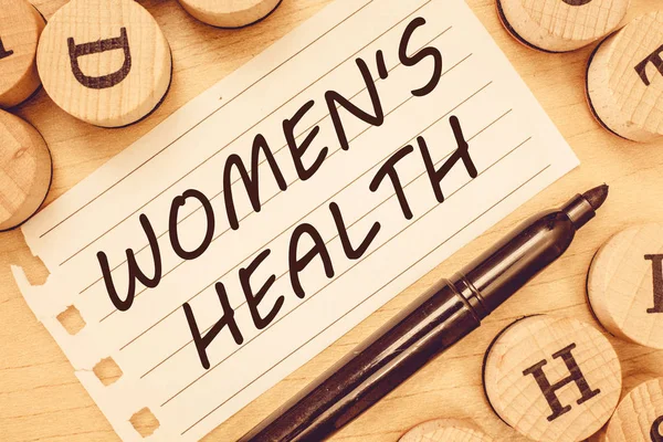 Word writing text Women s is Health. Business concept for Womens physical health consequence avoiding illness — Stock Photo, Image