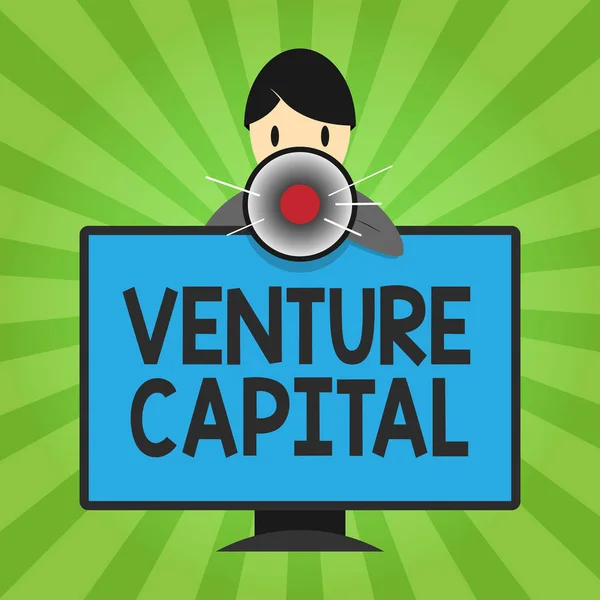 手書き文字表記｜Venture Capital。企業から中小企業への資金供給という概念 — ストック写真