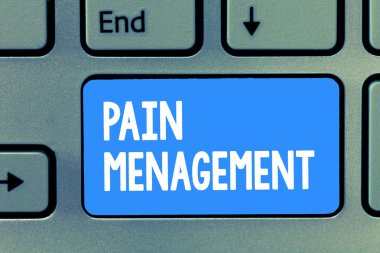 Kelime yazma Acı Yönetimi. Disiplinler arası bir yaklaşım kullanan bir tıp dalı için iş kavramı