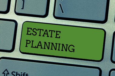 Emlak planlama gösterilen Not yazma. İş fotoğraf yönetimi ve o kişi Emlak bertaraf vitrine