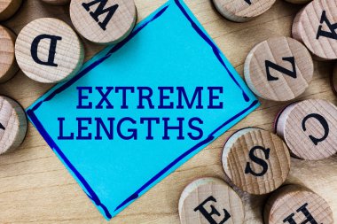 Sözcük Yazma Uzunluğu. Daha iyi bir şey yapmak için büyük ya da aşırı çaba sarf etmek için iş kavramı