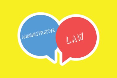 El yazısı İdari Hukuk. Kavram, bir hükümet tarafından oluşturulan yönetmelikler organı anlamına gelir.