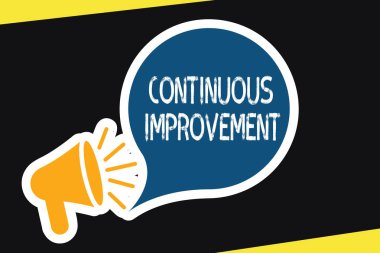 El yazısı metni sürekli geliştirme. Kavram: Devam eden İlerleme Çabası Hiç Bitmeyen Değişiklikler.