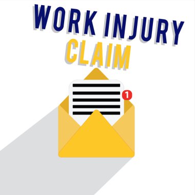 Metin yazma eser yaralanma istem kelime. İş kavramı tıbbi bakım geri ödeme işçi tazminat için