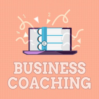 İşletme koçluğunu gösteren bir mesaj. Kavramsal fotoğraf çalışanların bir uzmana danışarak daha aktif olmalarına yardımcı oluyor.