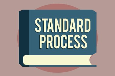 Kelime yazma Standart Süreç. Nihai ürün kalitesiyle eşleşmesi gereken kurallar için iş kavramı