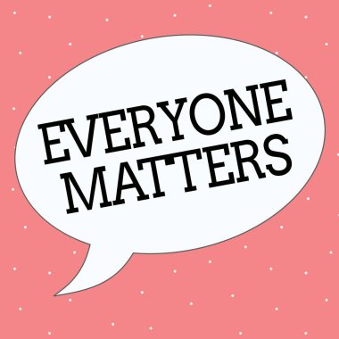 Kavramsal el herkes konularda gösterilen yazma. İş fotoğraf metin haysiyet almak ve saygı tüm insanlar değil mi